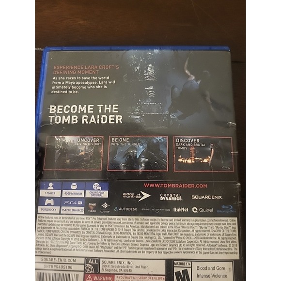 Shadow of the Tomb Raider Sony PlayStation 4 Action-Adventure Game - Picture 4 of 4